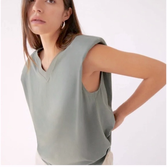 NWT BABATON Shoulder Pad Top S - Picture 2 of 10